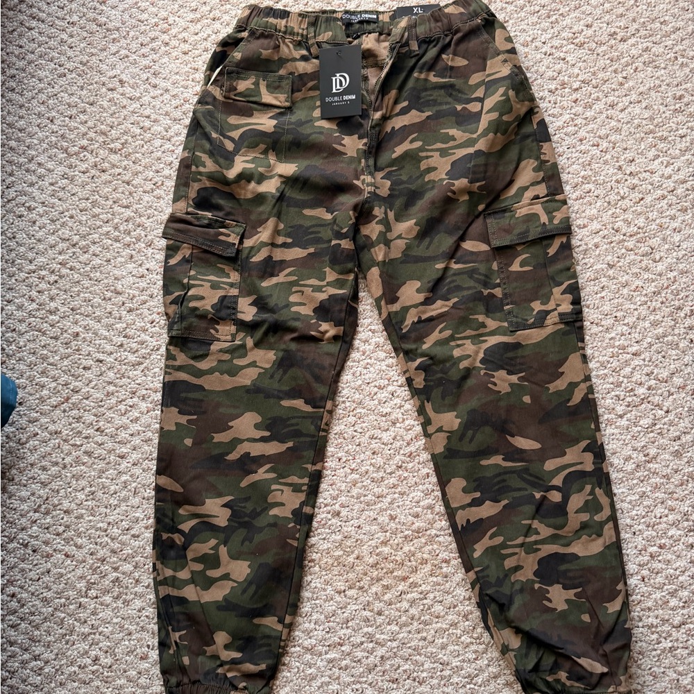 Camouflage Cargo Joggers